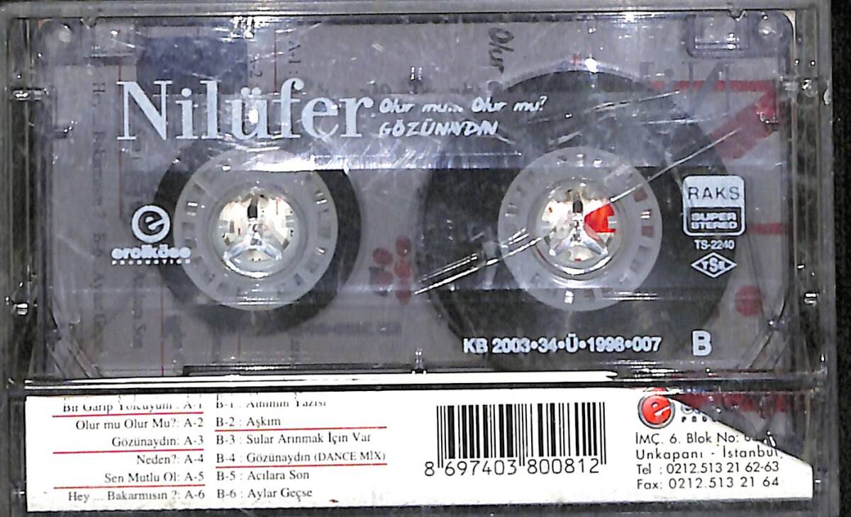 Yavuz Bingöl - Sen Türkülerini Söyle Kaset (İkinci El) KST28712_Kopya(1) - 2