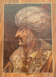 YAVUZ SULTAN SELİM ORTA BOY POSTER (29X40CM) KRT17582 - Gökçekoleksiyon