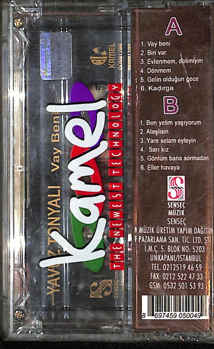 Yavuz Tonyalı - Vay Beni Kaset (Sıfır Kaset) KST29228 - 2