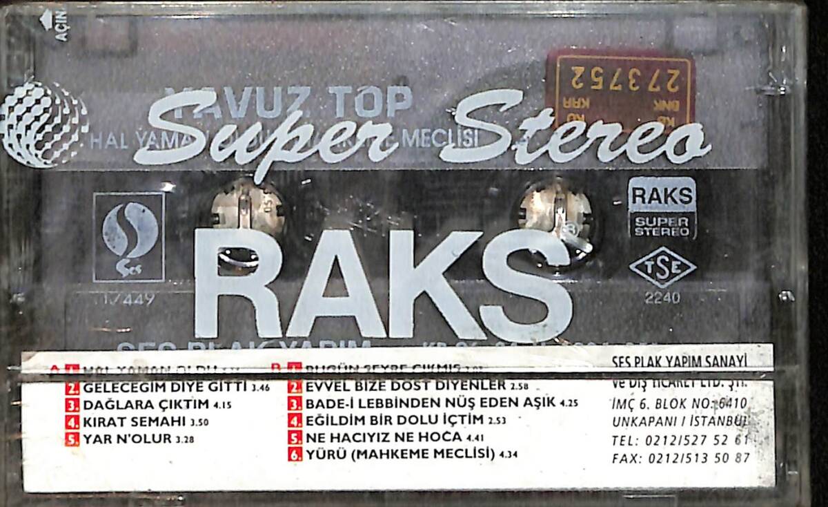 Yavuz Top - Hal Yaman Oldu - Mahkeme Meclisi Kaset (Sıfır Kaset) KST29532 - 2