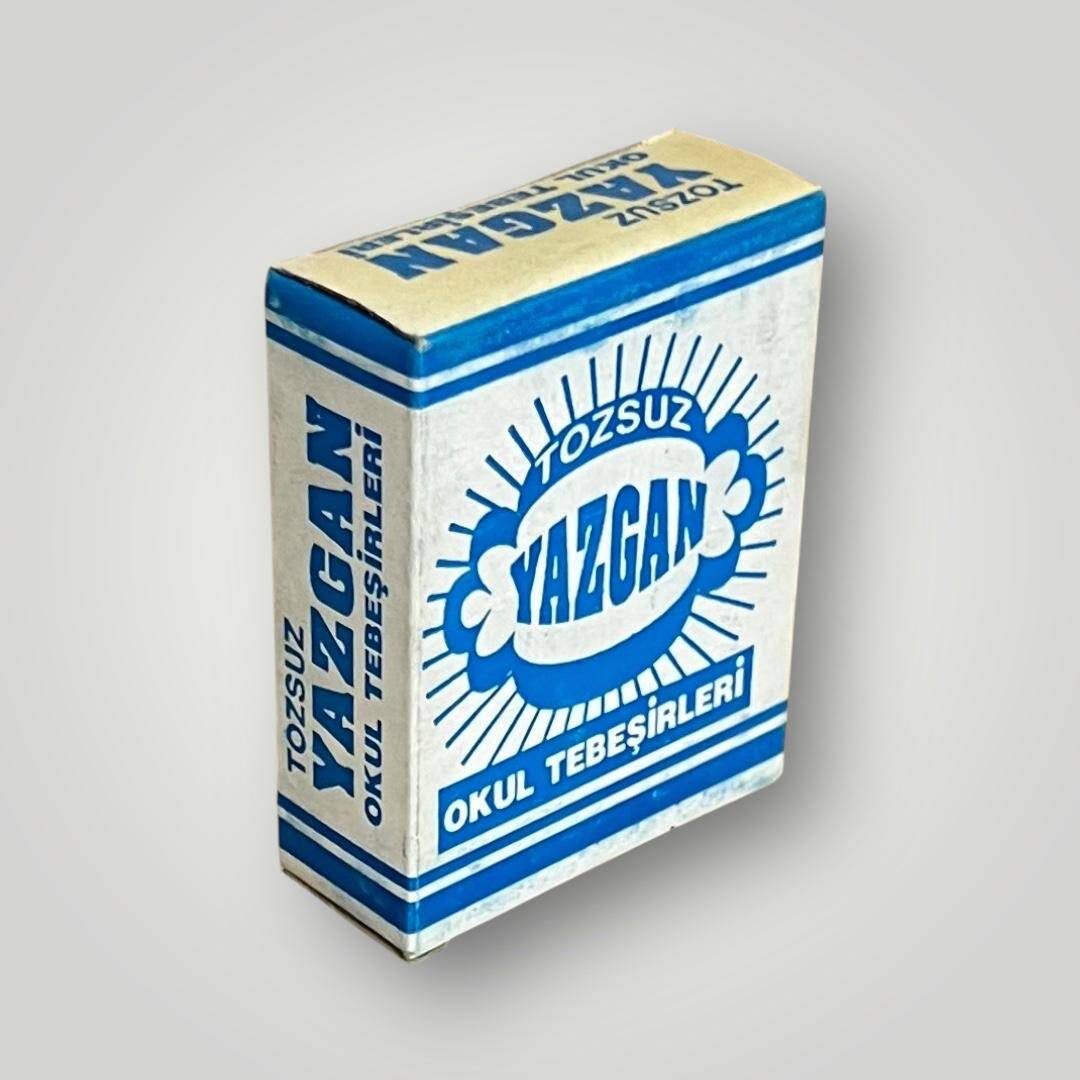 Yazgan Okul Tebeşirleri.Tam Dolu Kutu . AOB4883 - 1