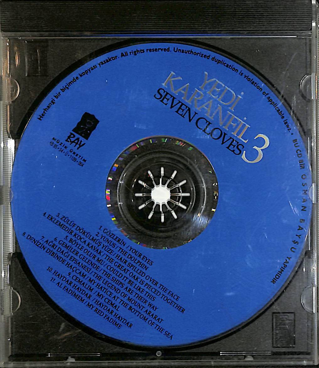 Yedi Karanfil 3 Seven Cloves CD (İkinci El) CD3834 - 1