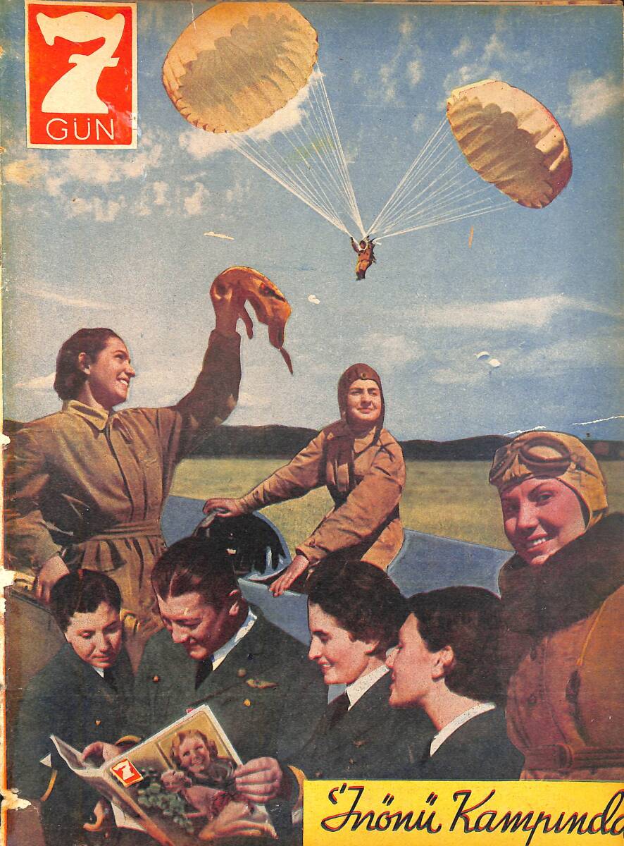 Yedigün Dergisi 1 Kasım 1938 Sayı 295 - Havacılık Şehri İnönü NDR94642 - 1
