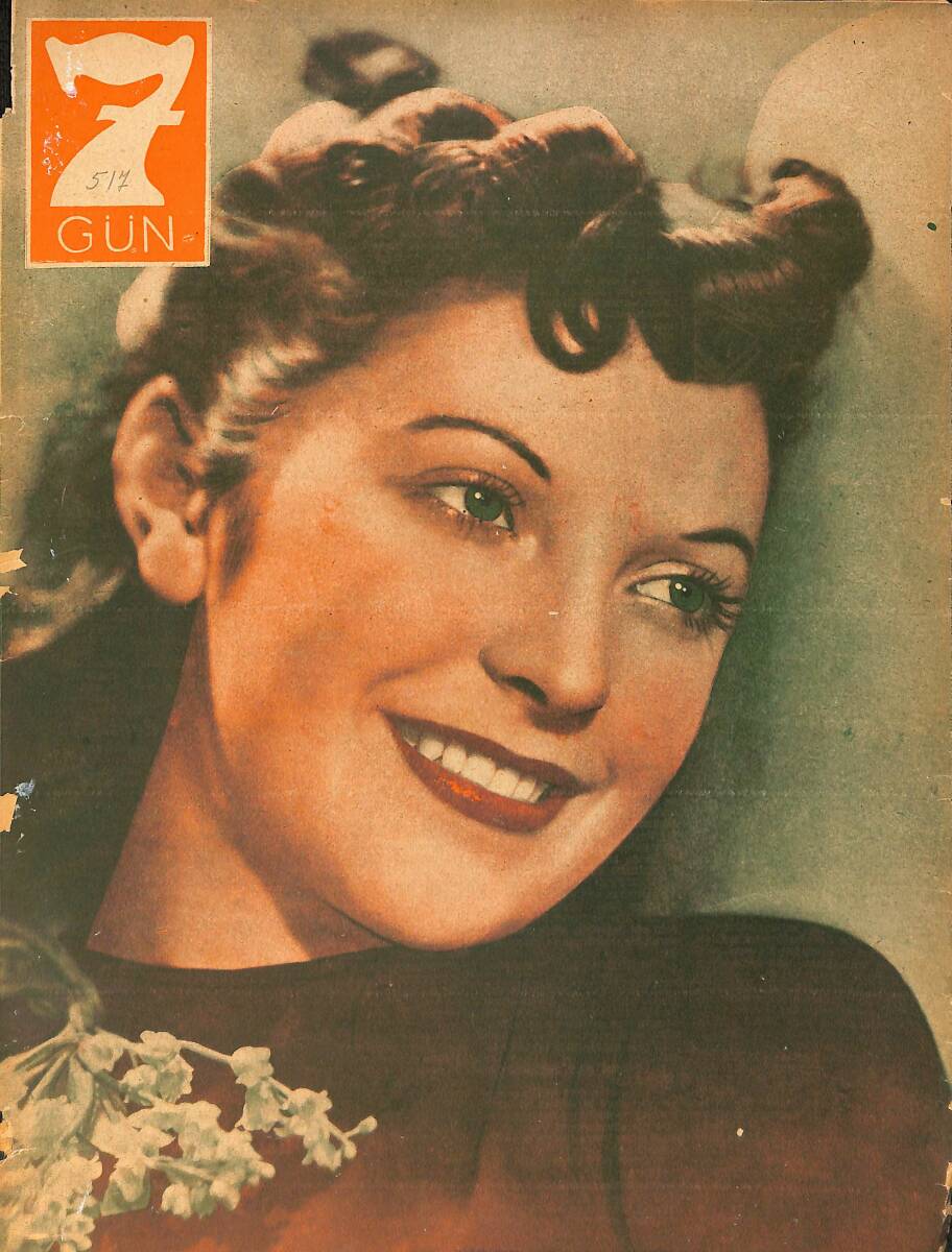 Yedigün Dergisi 1 Şubat 1943 No.517 Cilt: 20 - Rusya'da ki Kanlı Savaşlar - Kemal M. Altınkaya - General Franko - Çiçek Aşısı NDR93451 - 1