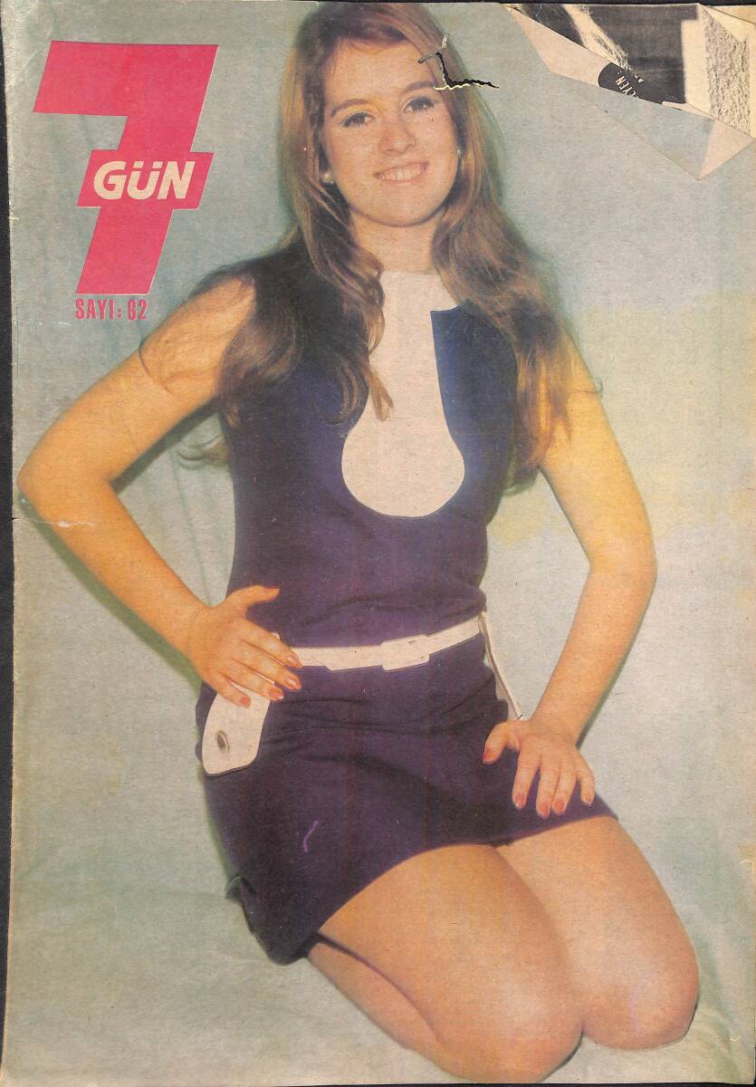 Yedigün Dergisi 1 Şubat 1970 Sayı: 62 - Turan Aksoy- Nilüfer Koçyiğit-Nezihe Becerikli-Yarının Yıldızı Jan Garrison-Sayıl Eman-Çaylar Dört Oldu NDR93334 - 1