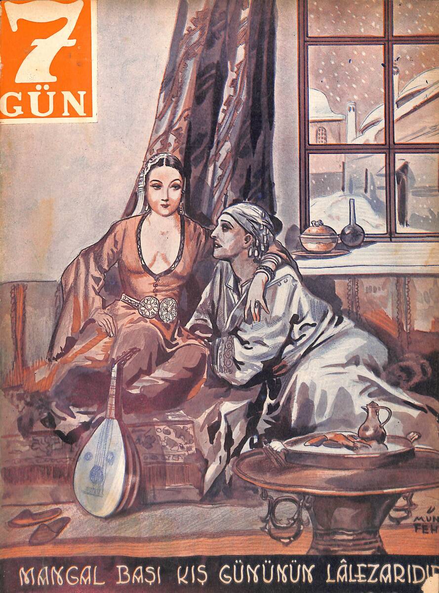 Yedigün Dergisi 10 Ocak 1934 No.44 - Kraliçe Marie Leckzinska - Kral Louis XV NDR95056 - 1