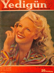 Yedigün Dergisi 11 Haziran 1944 No.588 - Kemal M. Altınkaya - Rakım Çalapala - Faruk Nafiz Çamlıbel - İbrahim Alaettin Gövsa NDR95454 - Gökçekoleksiyon