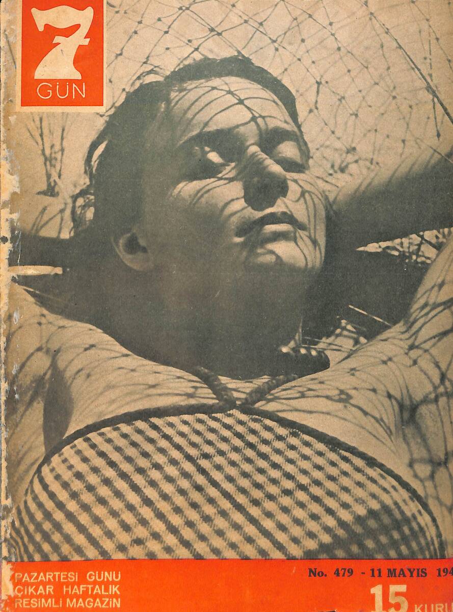 Yedigün Dergisi 11 Mayıs 1942 No.479 - Hüseyin Cahit Yalçın - Nuri Ömer Ergene - Murat Sertoğlu - Müjgan Altın - Şükrü Kaya - İbrahim Alaettin Gövsa NDR93646 - 1