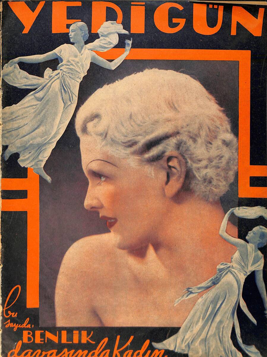 Yedigün Dergisi 12 Mayıs 1937 No.218 Cilt: 9 - Bestekar Mustafa - Ramiz Gökçe - Münif Fehim - İngiltere Kralı Ve Hindistan İmparatoru NDR93472 - 1