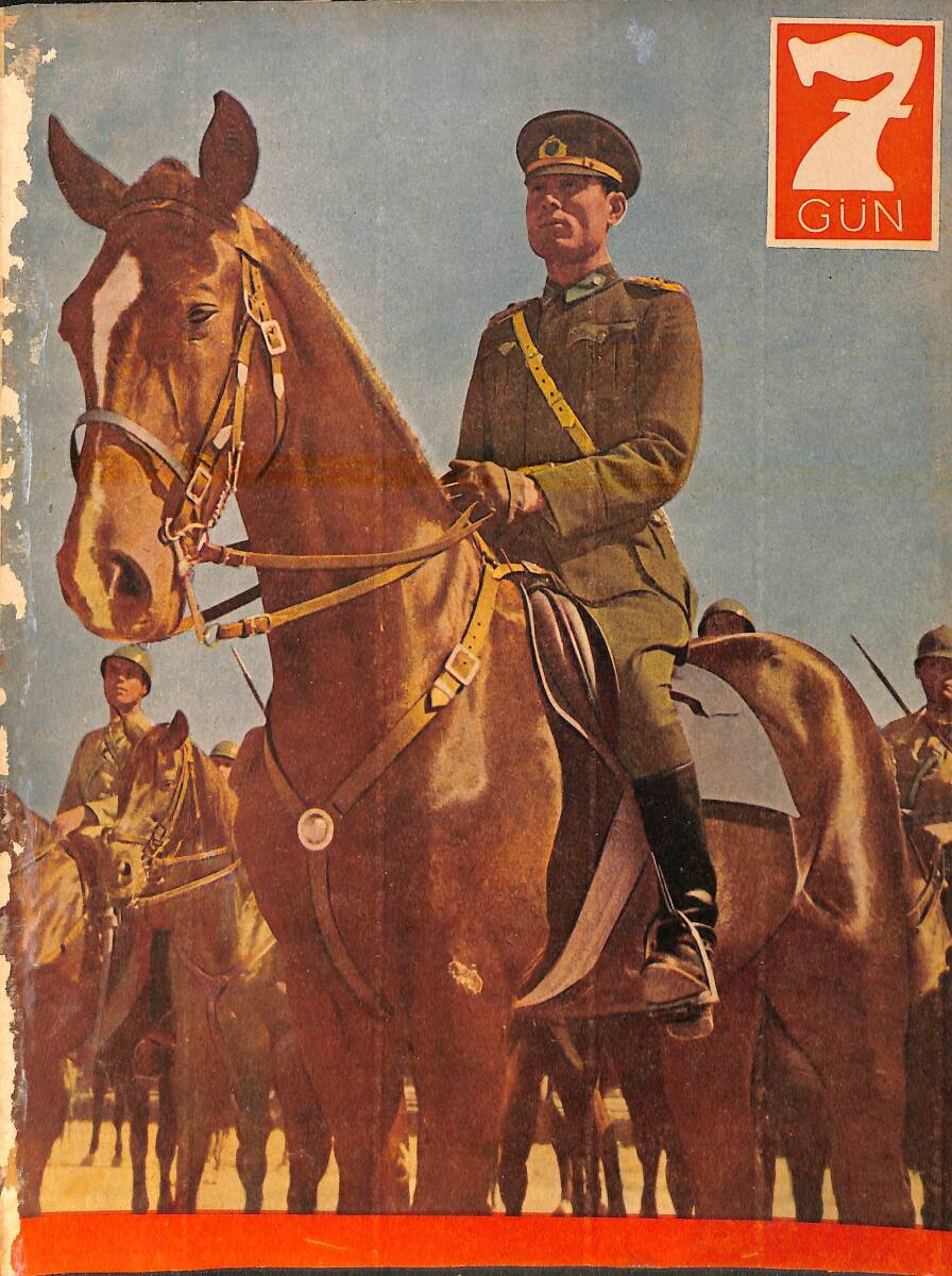 Yedigün Dergisi 12 Mayıs 1941 No.427 - Çocuklar Çankaya'da - Adnan Bilget - Cahit Uçuk - Sadri Ertem - Hüseyin Cahit Yalçın NDR95438 - 1