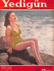 Yedigün Dergisi 12 Mayıs 1946 Sayı 688 - Fenerbahçe Stadında Kadıköy Kız Lisesi İdman Şenlikleri - Rita Hayworth Kocası Orson Welles'ten Ayrıldı NDR94626 - Gökçekoleksiyon
