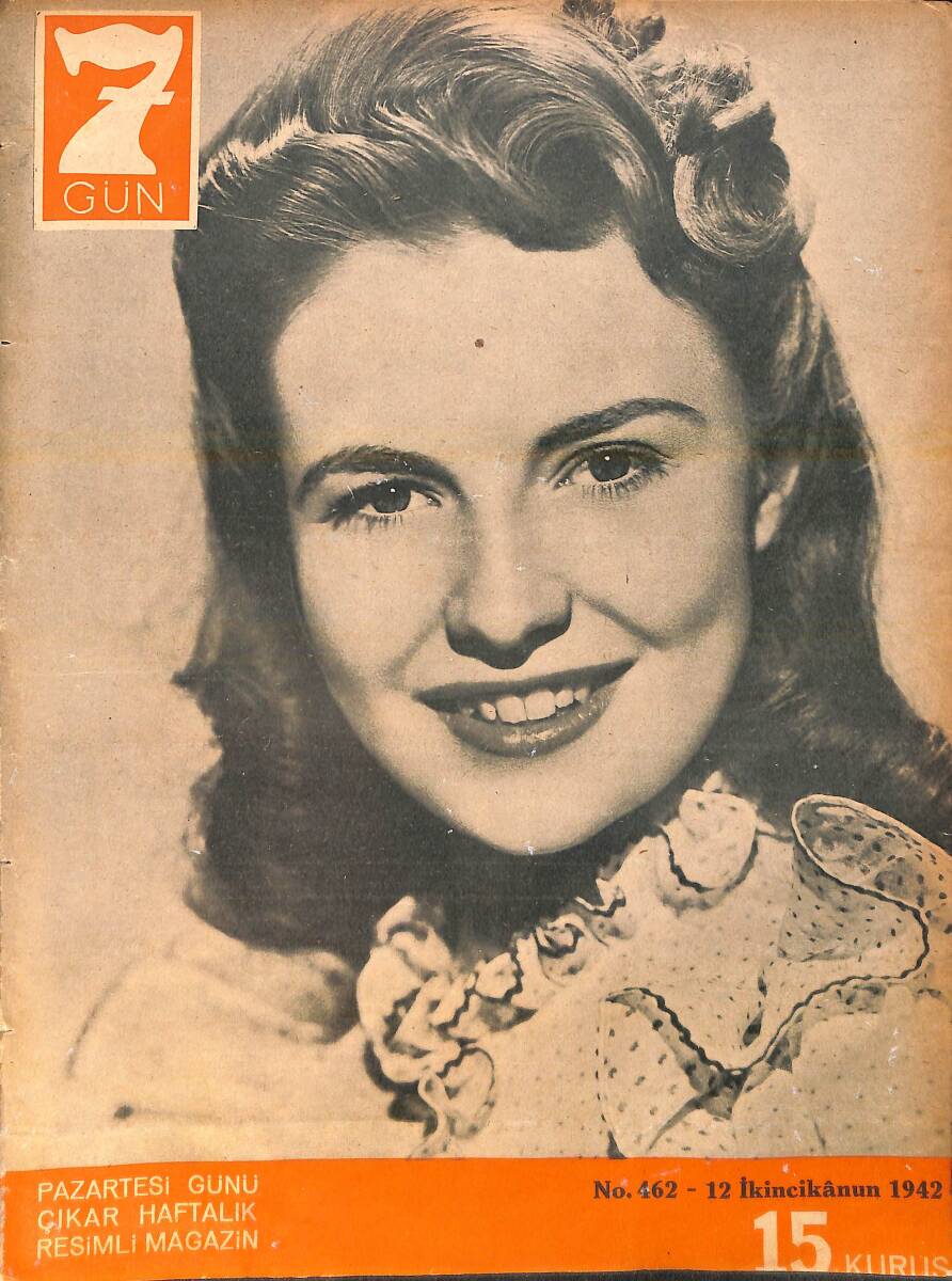 Yedigün Dergisi 12 Ocak 1942 No.462 - İstanbul Kar Altında - İbrahim Alaettin Gövsa - Murad Sertoğlu - Şükrü Kaya NDR95140 - 1