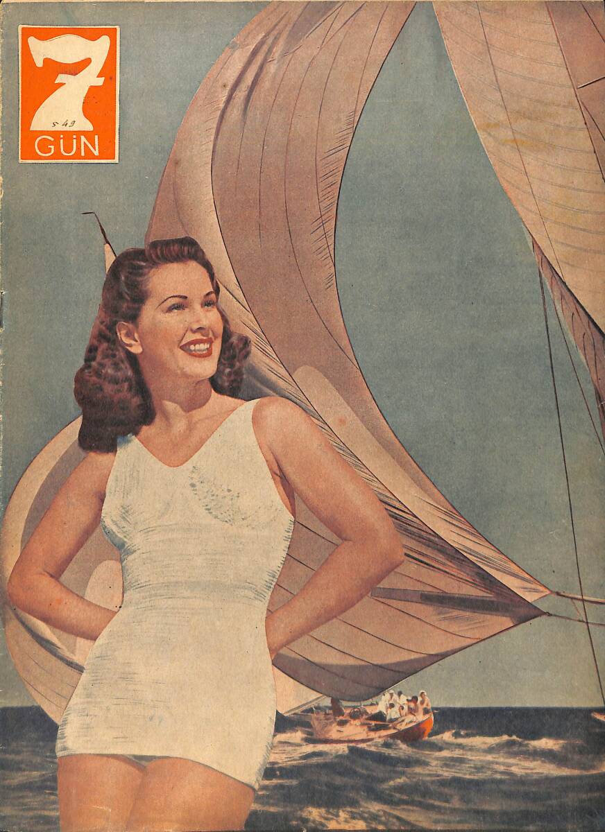 Yedigün Dergisi 13 Eylül 1943 No.549 - İtalya Teslim Oldu - Faruk Nafiz Çamlıbel - Hikmet Feridun Es - Reşat Nuri Güntekin - İ. Şerif - Tevfik Tansel NDR93634 - 1