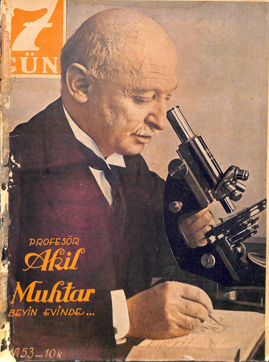 Yedigün Dergisi 14 Mart 1934 No.53 - Kitapları Arasında Ölen Adam 