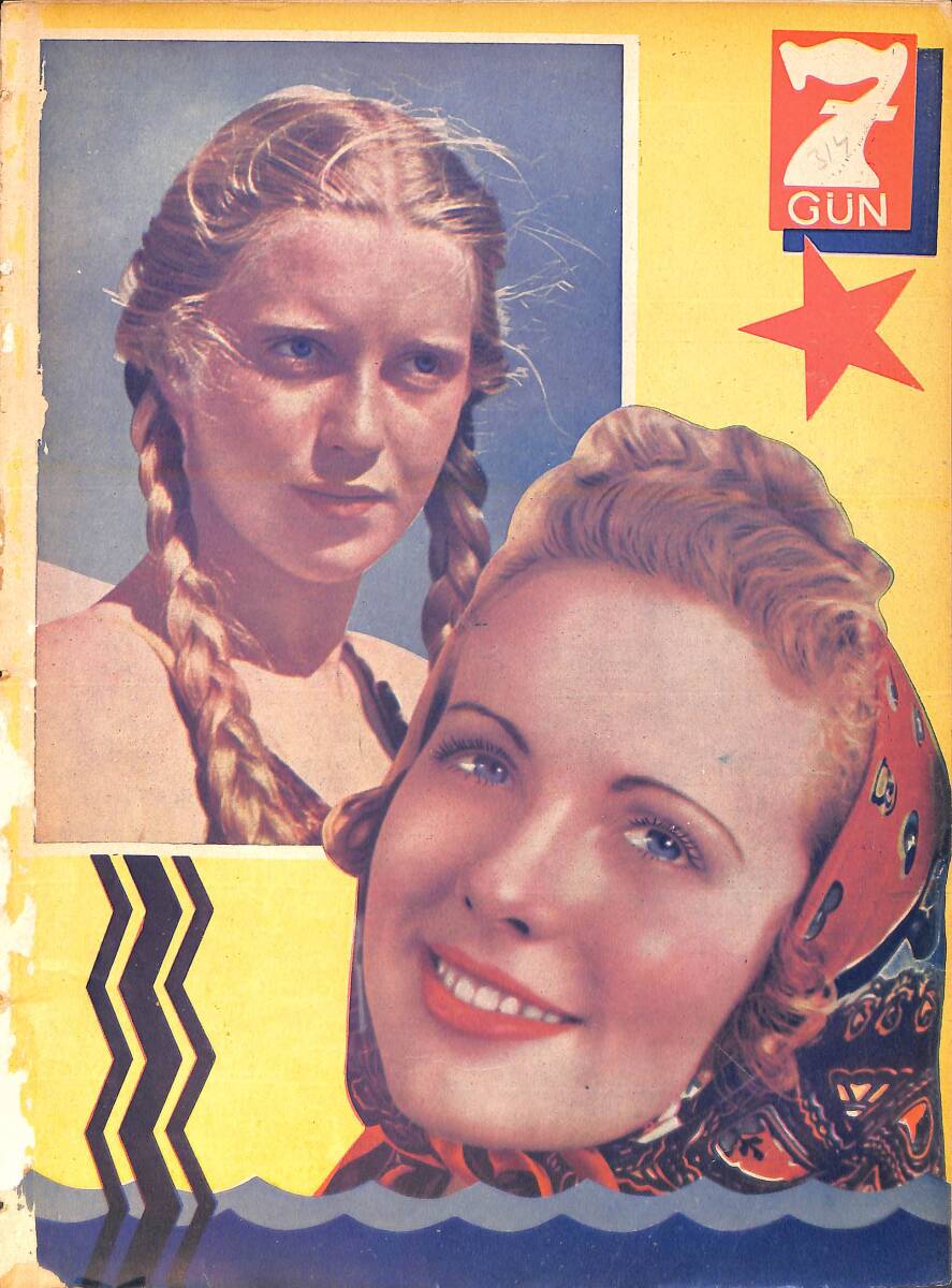 Yedigün Dergisi 14 Mart 1939 No.314 - Hüseyin Cahit Yalçın - Reşat Nuri Güntekin - Halide Edip Adıvar NDR95381 - 1