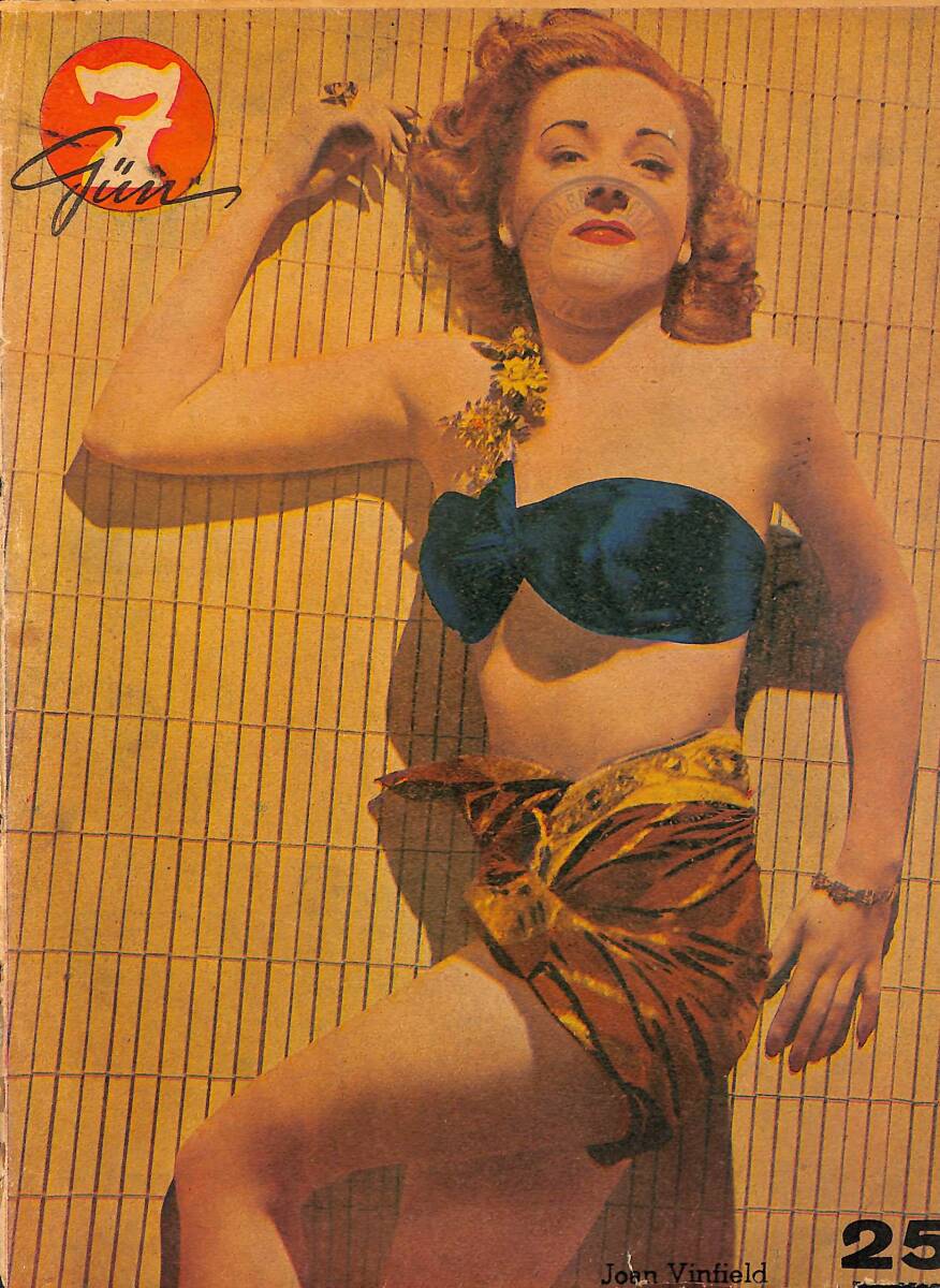 Yedigün Dergisi 15 Mayıs 1948 Sayı : 9 - Kapak : Joan Vinfield NDR98362 - 1