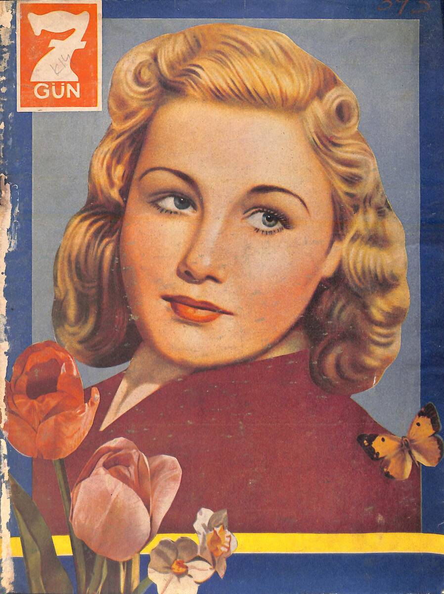 Yedigün Dergisi 17 Eylül 1940 No. 393 - İngiliz Kraliçesi Elizabeth Askerler Arasında NDR94588 - 1