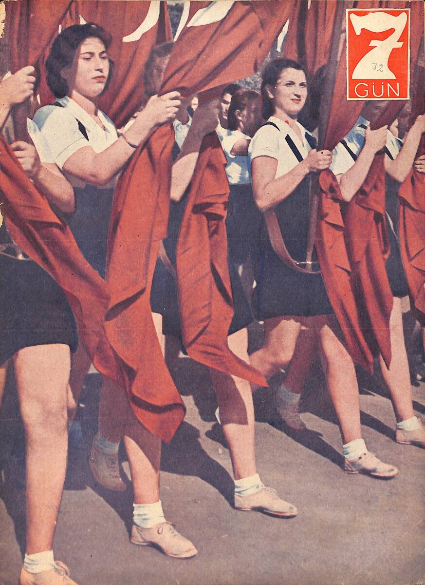Yedigün Dergisi 17 Mayıs 1943 No.532 - 19 Mayıs Gençlik Bayramı - İbrahim Hakkı Konyalı - Nizamettin Yusuf - DR. Nuri Ömer Ergene NDR93621 - 1