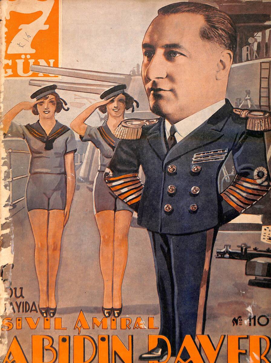 Yedigün Dergisi 17 Nisan 1935 No.110 - Hüseyin Cahit Yalçın - Ressam ve İdareci 