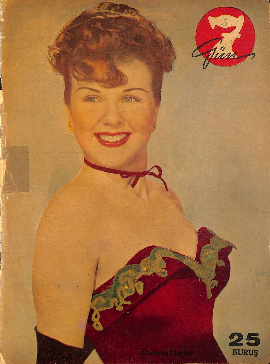 Yedigün Dergisi 17 Nisan 1948 Sayı : 5 - Dünyanın En Pahalı Kürkü : Vizon NDR98358 - 1