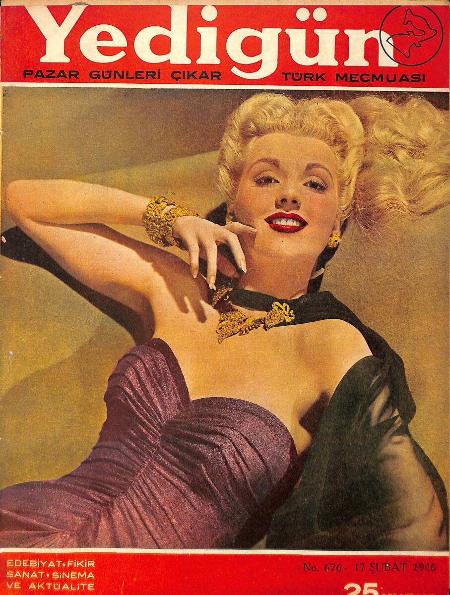 Yedigün Dergisi 17 Şubat 1946 No.676 - Avrupa'da Açlık - Nizamettin Nazif - Hikmet Münir - Solelli - Cahit Uçuk - Sadun G. Savcı NDR93527 - 1