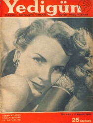 Yedigün Dergisi 18 Kasım 1945 No.663 - Hüseyin Cahit Yalçın - İbrahim Alaettin Gövsa - Sadun G. Savcı - Cahit Uçuk NDR93540 - Gökçekoleksiyon