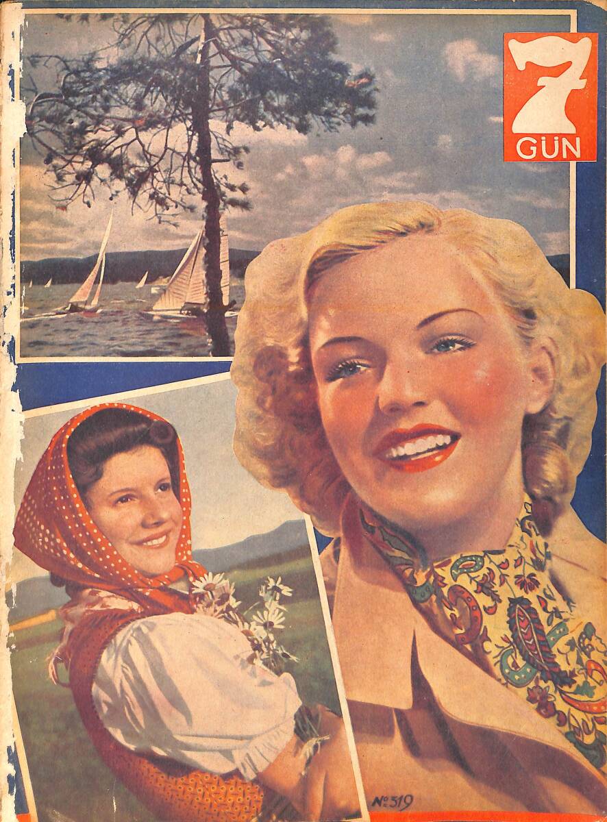 Yedigün Dergisi 18 Nisan 1939 No.319 - Dostumuz Yugoslavya - Arnavutluk Ortadan Kalktı - Hüseyin Cahit Yalçın - Reşat Nuri Güntekin NDR95376 - 1