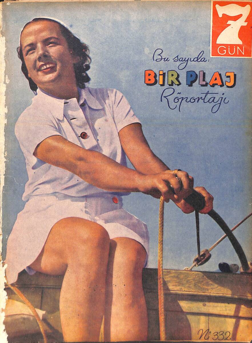 Yedigün Dergisi 18 Temmuz 1939 No.332 - Selahattin Güngör - İbrahim Alaettin Gövsa - Ertuğrul Şevket - Hüseyin Cahit Yalçın NDR95364 - 1