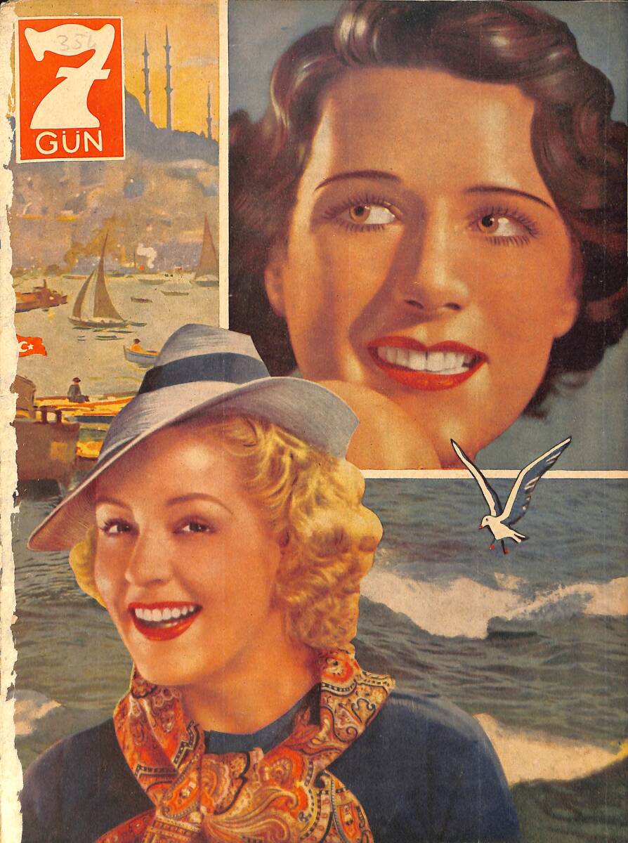 Yedigün Dergisi 19 Birincikanun 1939 No.354 Cilt: 14 - Reşat Nuri 