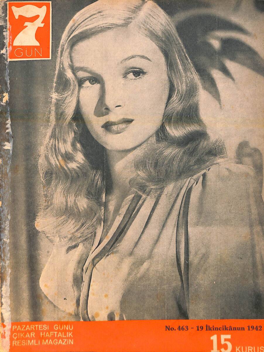 Yedigün Dergisi 19 Ocak 1942 No.463 - Güneş İmparatorluğu Japonya - Sacide Talat Artemel - Vahdet Gültekin NDR95139 - 1