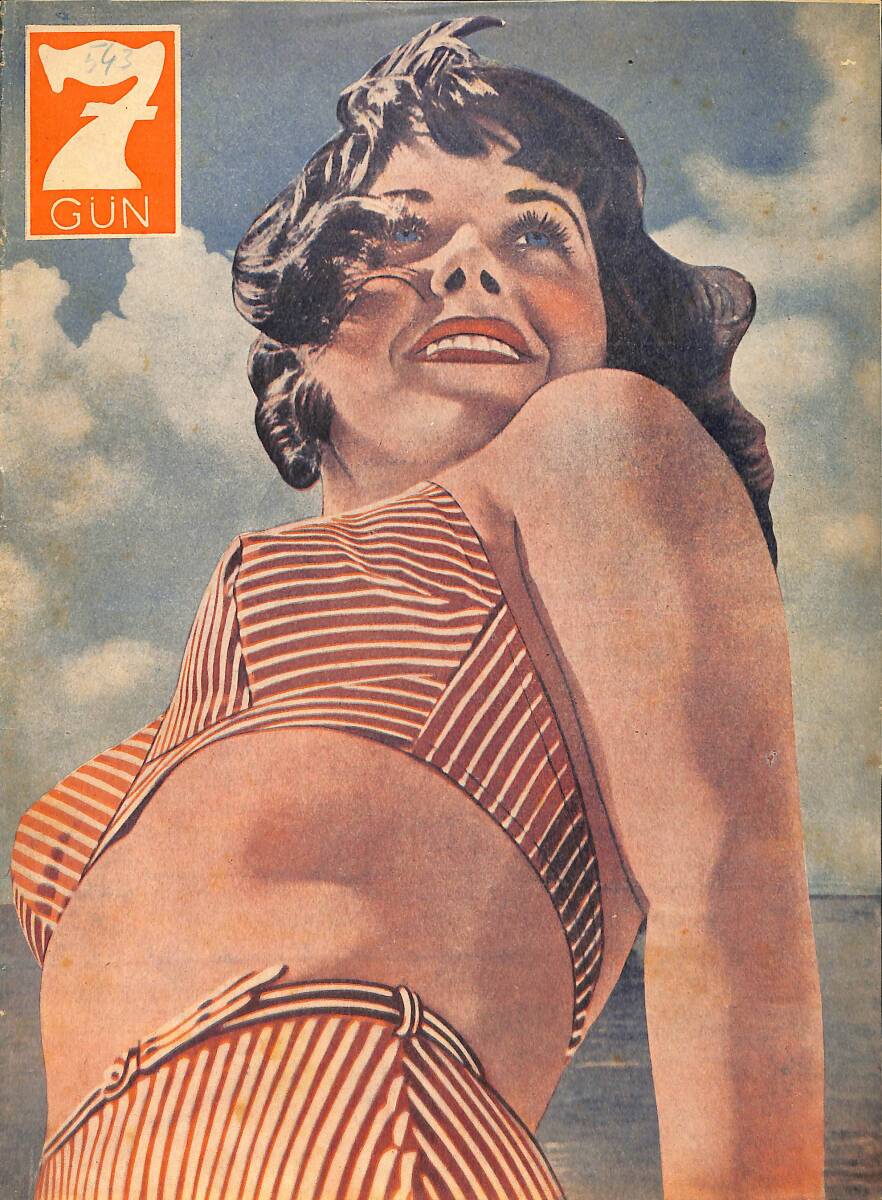 Yedigün Dergisi 2 Ağustos 1943 No.543 - Sicilya Muharebeleri Ve İtalya - Baha Tevfik Tansel - Hikmet Feridun Es - Reşat Nuri Güntekin NDR93632 - 1