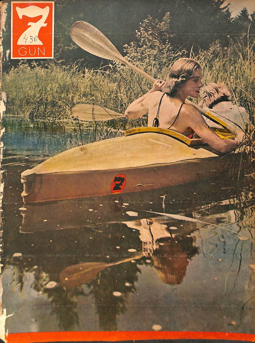 Yedigün Dergisi 2 Haziran 1941 No.430 - Hüseyin Cahit Yalçın - İbrahim Alaettin Gövsa - Vahdet Gültekin - Ahmet Naim NDR95435 - 1