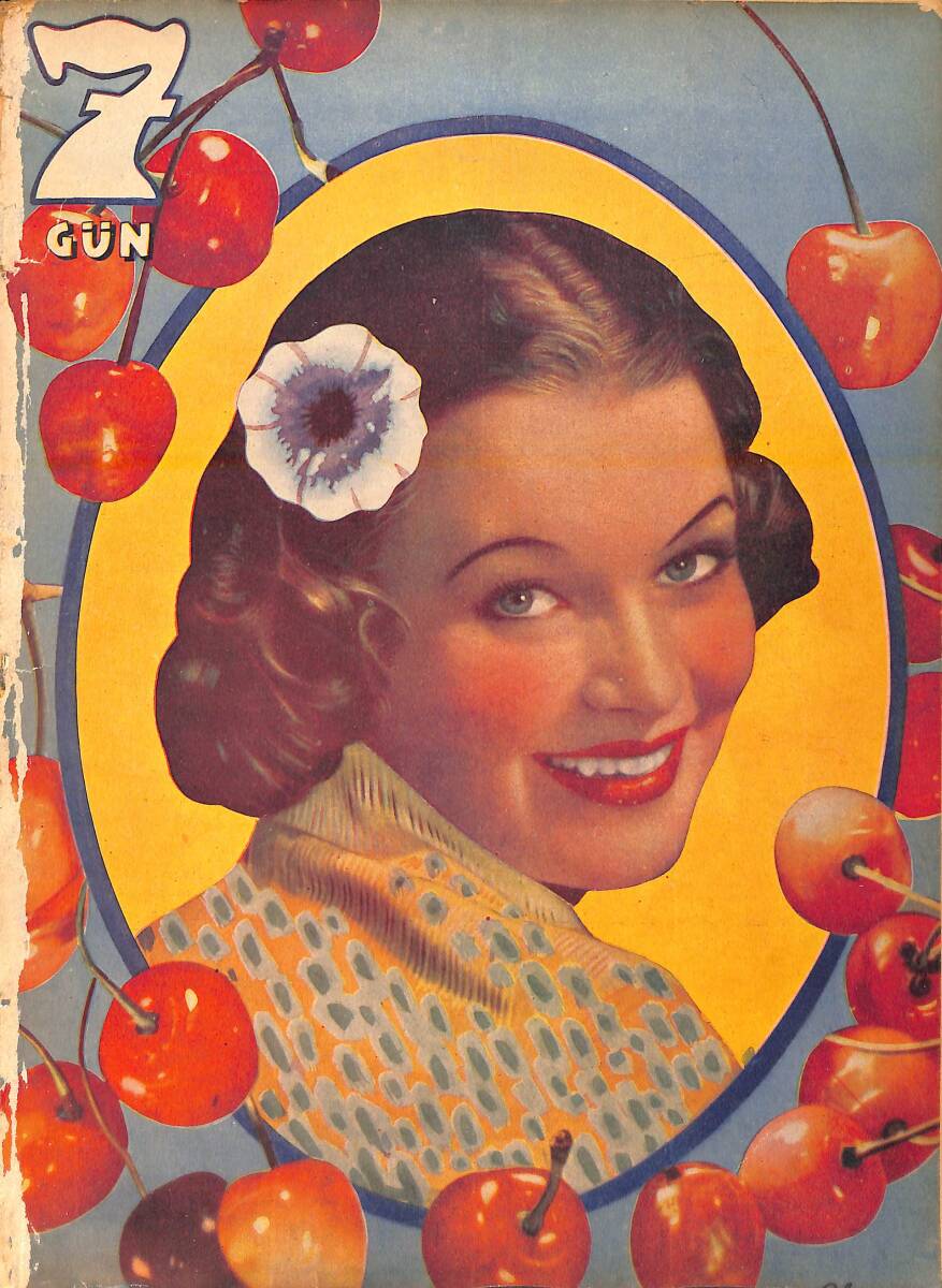 Yedigün Dergisi 2 Mayıs 1939 No.321 - İran Veliahdı Prens Şahpur ile Mısır Kralının Hemşiresi Prenses Fevziye'nin Düğünleri Bu Hafta NDR95374 - 1