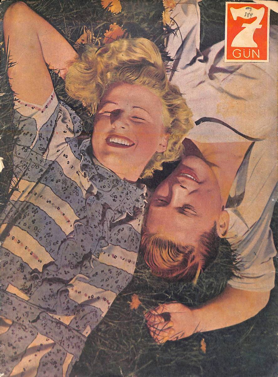 Yedigün Dergisi 20 Ağustos 1940 No. 389 - Kamp ve Çadır Hayatı - Deniz Kazaları - Bizim Boks ve Tenise Dair NDR94585 - 1