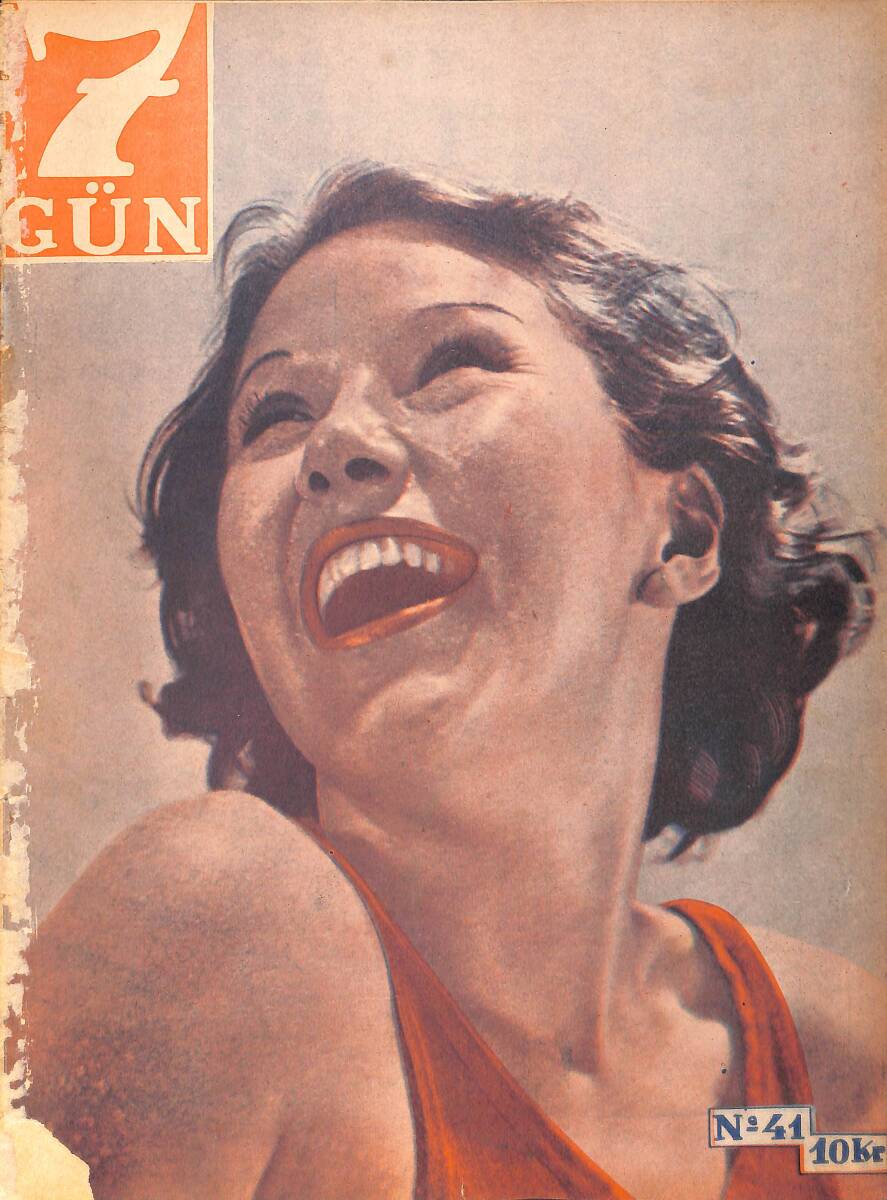 Yedigün Dergisi 20 Aralık 1933 No.41 - Otomatik Gramofon - Ledy Montegü - Esrarengiz Türkistan'da NDR94610 - 1