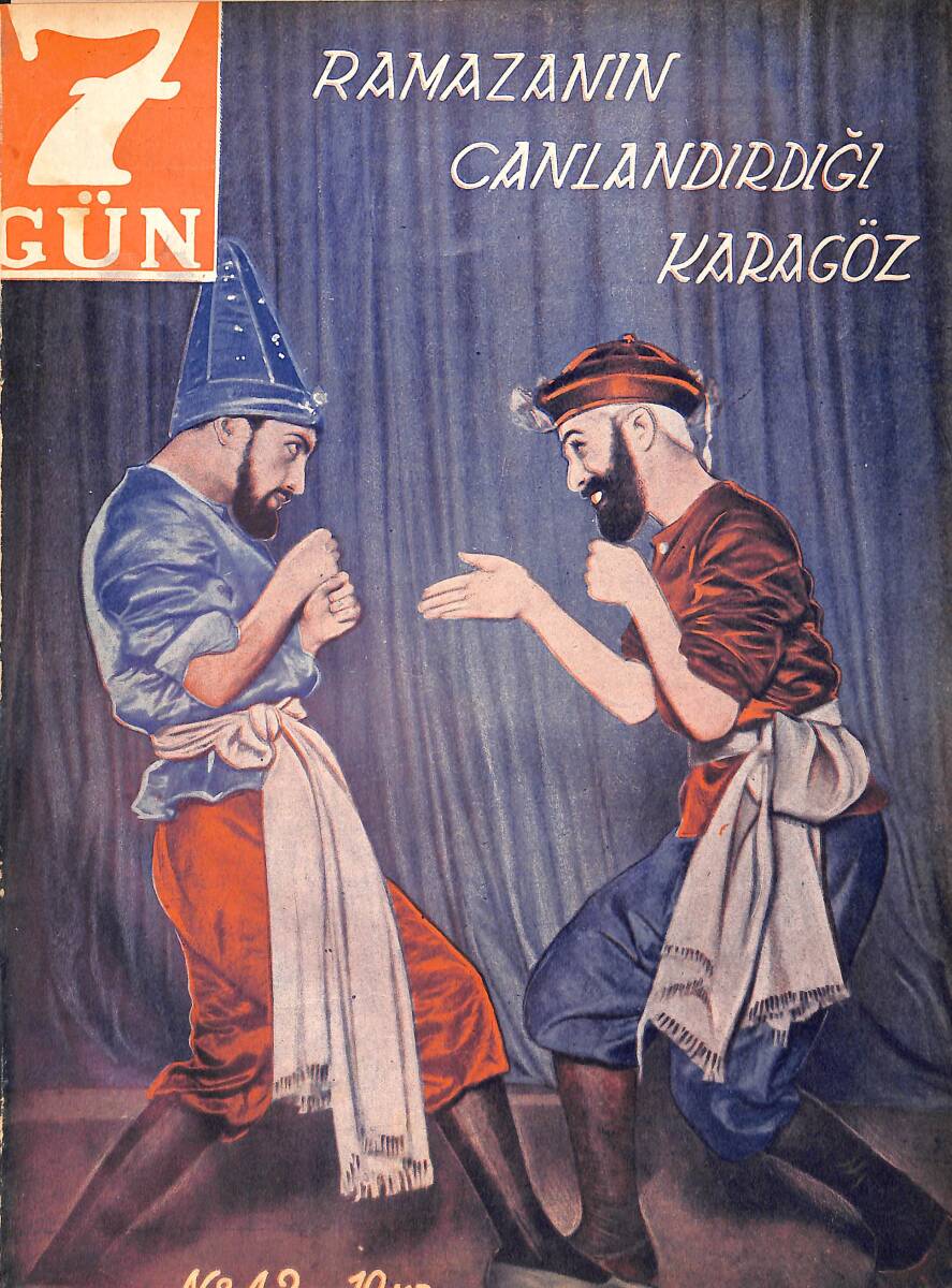Yedigün Dergisi 20 Aralık 1933 No.42 - Karagözün Son Günleri NDR95054 - 1