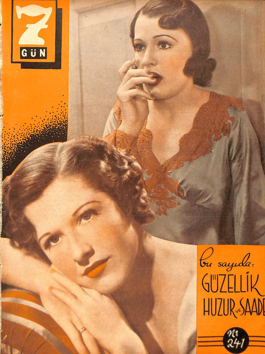 Yedigün Dergisi 20 Birinci Teşrin 1937 No.241 Cilt: 10 - Ulus Gazetesinde Bir Saat - Güreşçilerimiz Kışın Avrupa'ya Gitmelidirler NDR93398 - 1