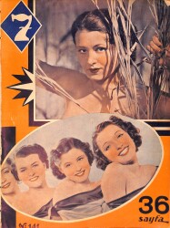 Yedigün Dergisi 20 Kasım 1935 No.141 - Hüseyin Cahit Yalçın - Ömer Rıza - Ertuğrul Muhsin - Nizamettin Nazif - Orhan Seyfi NDR95398 - Gökçekoleksiyon