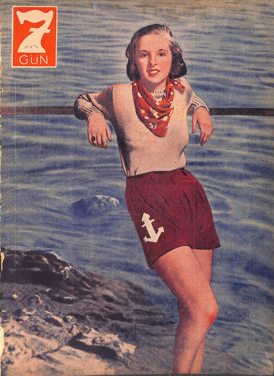 Yedigün Dergisi 20 Mart 1944 No.576 - Hüseyin Cahit Yalçın - Kemal M. Altınkaya - Tevfik Tuğrul - Faruk Nafiz Çamlıbel NDR95665 - 1