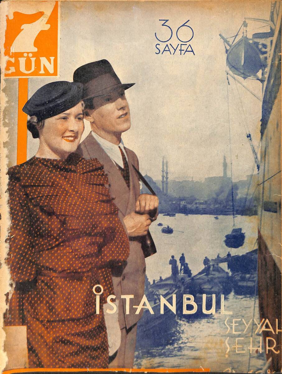 Yedigün Dergisi 20 Mayıs 1936 No.167 Cilt: 7 - Halide Edip Adıvar - Frederik Mistral - Ressam Saylav B. Şevket - Mısırın Yeni Kralı Birinci Faruk NDR93437 - 1