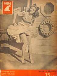 Yedigün Dergisi 20 Nisan 1942 No.476 - Yarınının Otomobili - Hüseyin Cahit Yalçın - Şükrü Kaya - Faruk Nafiz Çamlıbel - Murat Sertoğlu NDR93649 - Gökçekoleksiyon