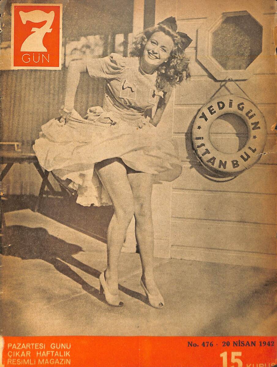 Yedigün Dergisi 20 Nisan 1942 No.476 - Yarınının Otomobili - Hüseyin Cahit Yalçın - Şükrü Kaya - Faruk Nafiz Çamlıbel - Murat Sertoğlu NDR93649 - 1