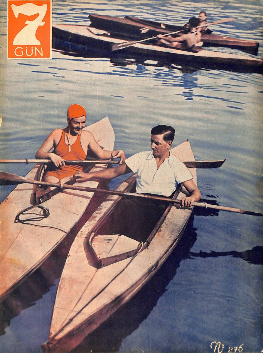 Yedigün Dergisi 21 Haziran 1938 No.276 Cilt: 11 - Hallat Şeyh Hamdullah - Dünya Kupasını Hangi Millet Kurtarabilir - Çalıkuşu NDR93494 - 1