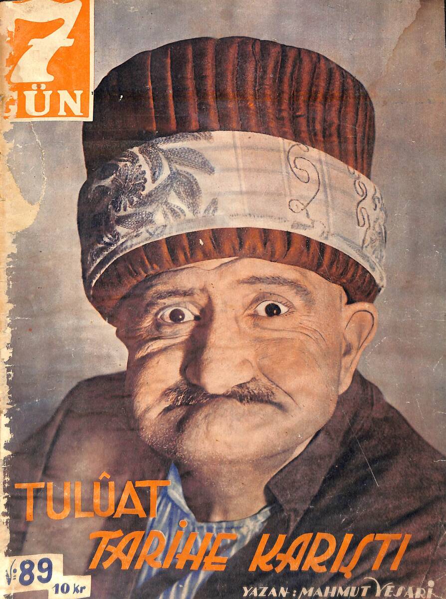 Yedigün Dergisi 21 Kasım 1934 No.89 - Naci Sadullah - Ağırceza Reis Aziz Bey - Mahmut Yaseri - Ahmet Refik NDR93569 - 1