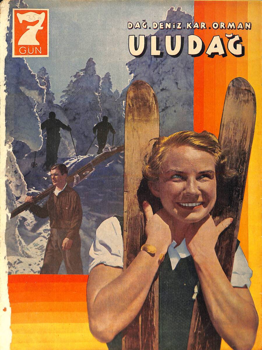 Yedigün Dergisi 21 Kasım 1939 No.350 - Hüseyin Cahit Yalçın - Necdet Rüştü - Tanzimat'ın 100. Yıl Dönümü - İran Veliahdının Oğlunun Düğünü NDR93688 - 1
