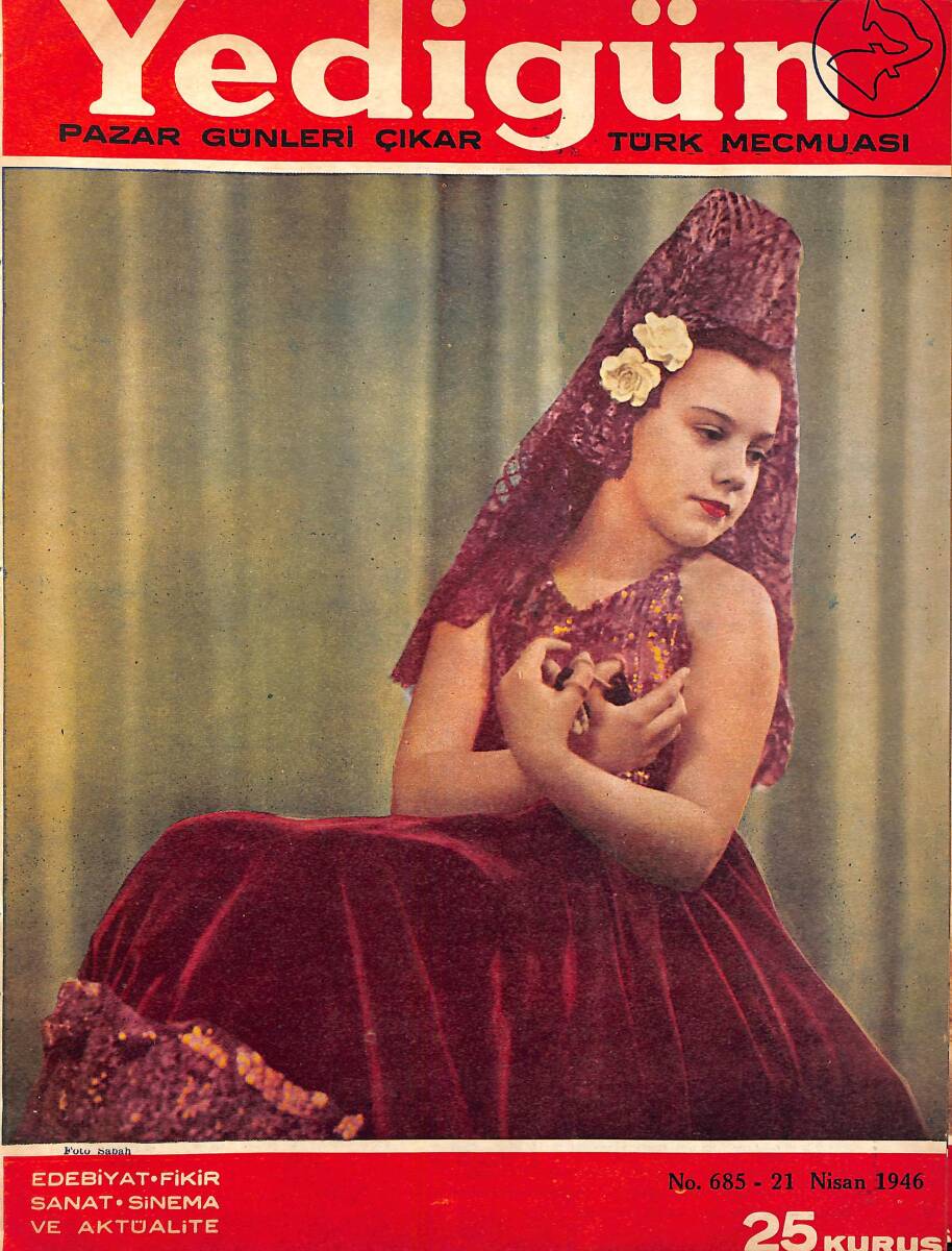 Yedigün Dergisi 21 Nisan 1946 Sayı 685 - Hentbol Şampiyonası Finalinde Galatasaray Fenerbahçe'yi 5-3 Yendi NDR94623 - 1