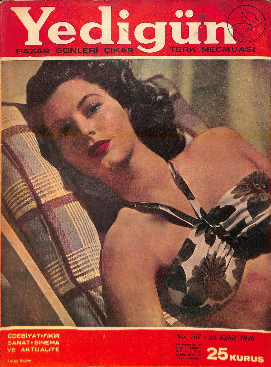 Yedigün Dergisi 22 Eylül 1946 No.707 - Ortadan İkiye Bölünen Bir Viktori Gemisi - İbrahim Alaettin Gövsa NDR95430 - 1