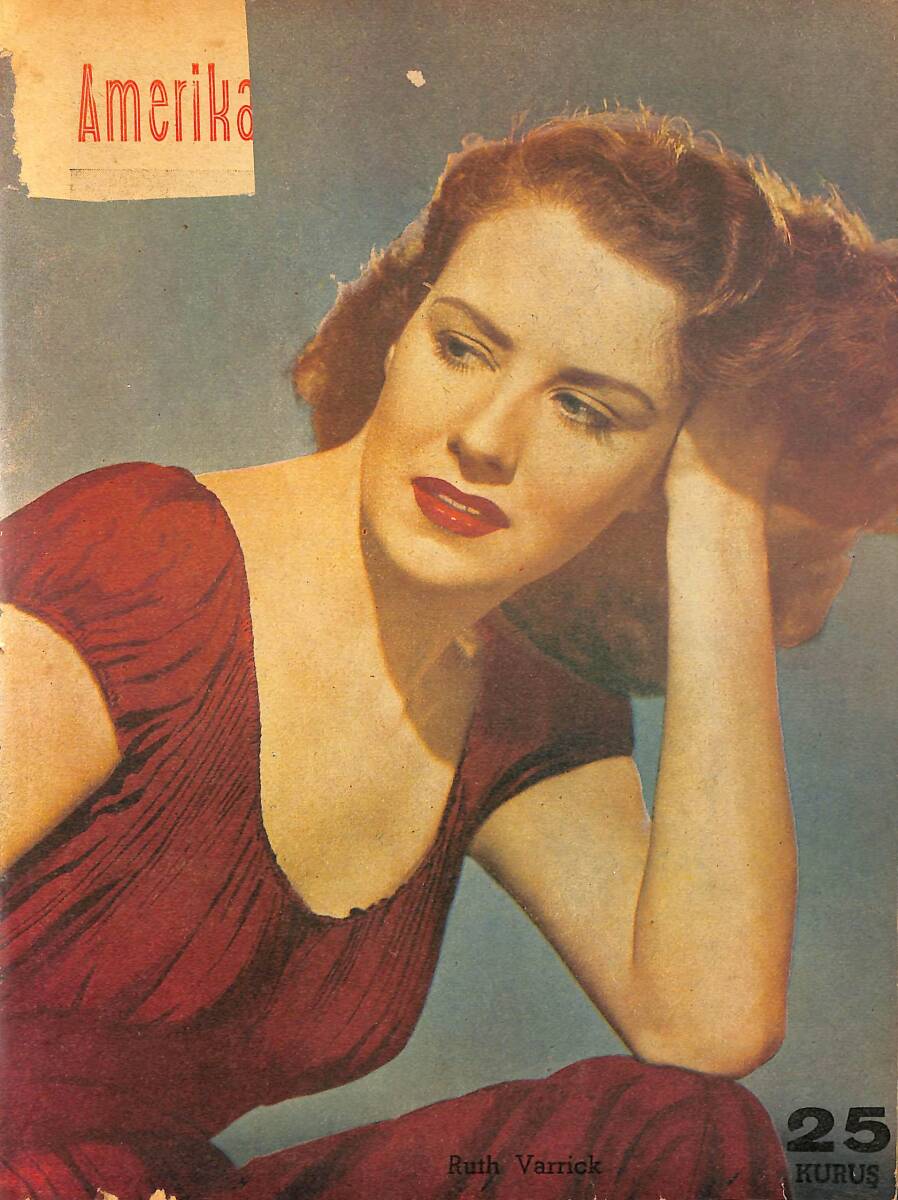 Yedigün Dergisi 22 Mayıs 1948 Sayı : 10 - Kapak : Ruth Varrick NDR98363 - 1