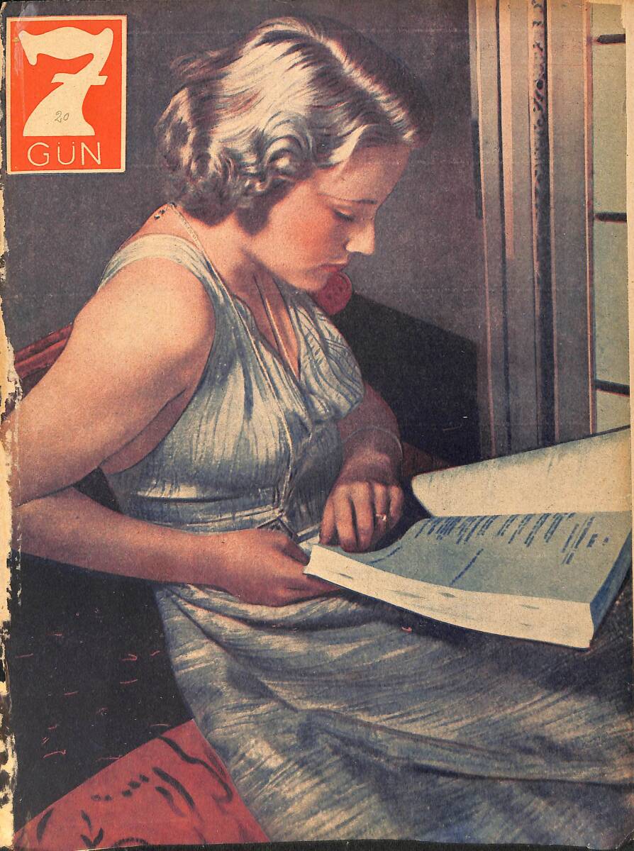 Yedigün Dergisi 22 Şubat 1943 No.520 Cilt: 20 - Bergama'da Küplü Hamam - İngiltere'de Harp Gayreti NDR93448 - 1
