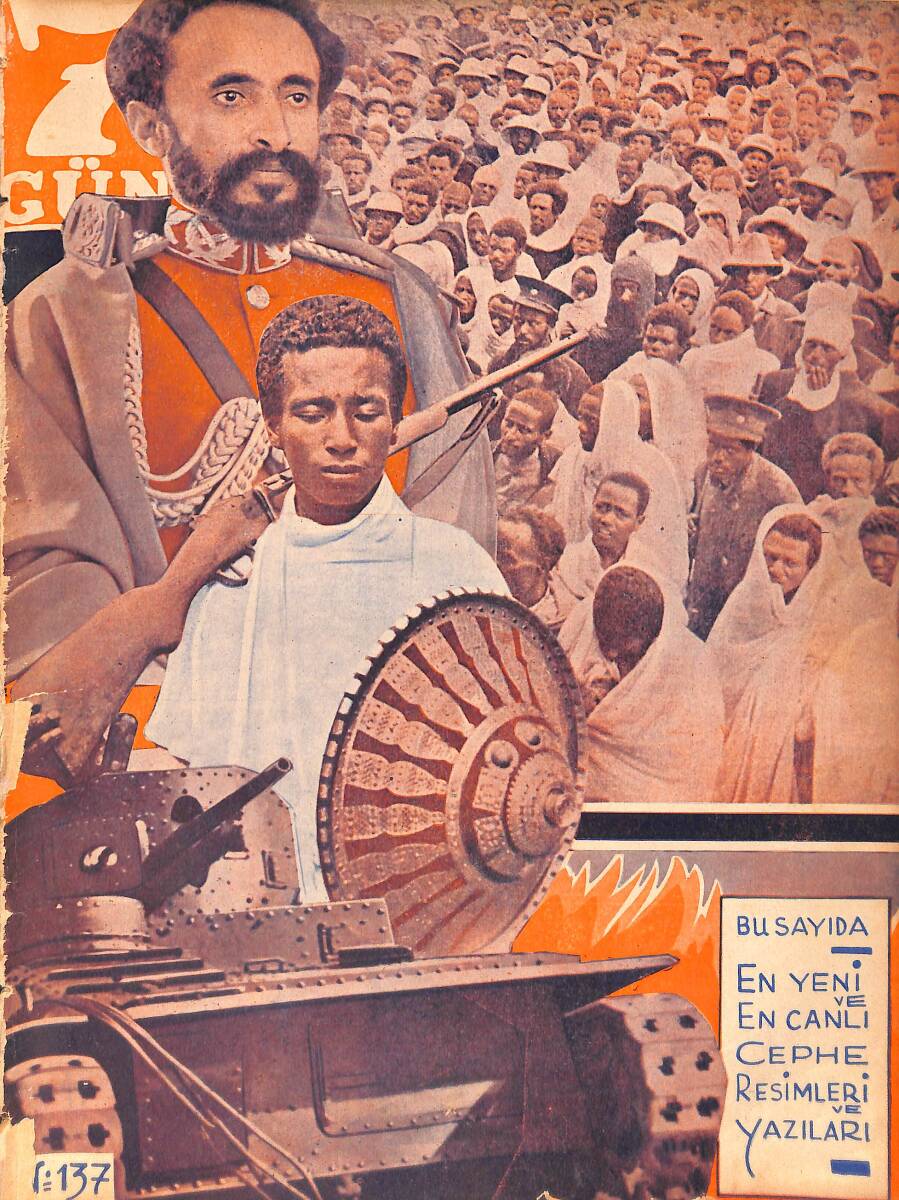 Yedigün Dergisi 23 Ekim 1935 No.137 - Şair Necip Fazıl - Ömer Rıza - Dost Rus Sporcular İstanbul'da - Naci Sadullah NDR95401 - 1